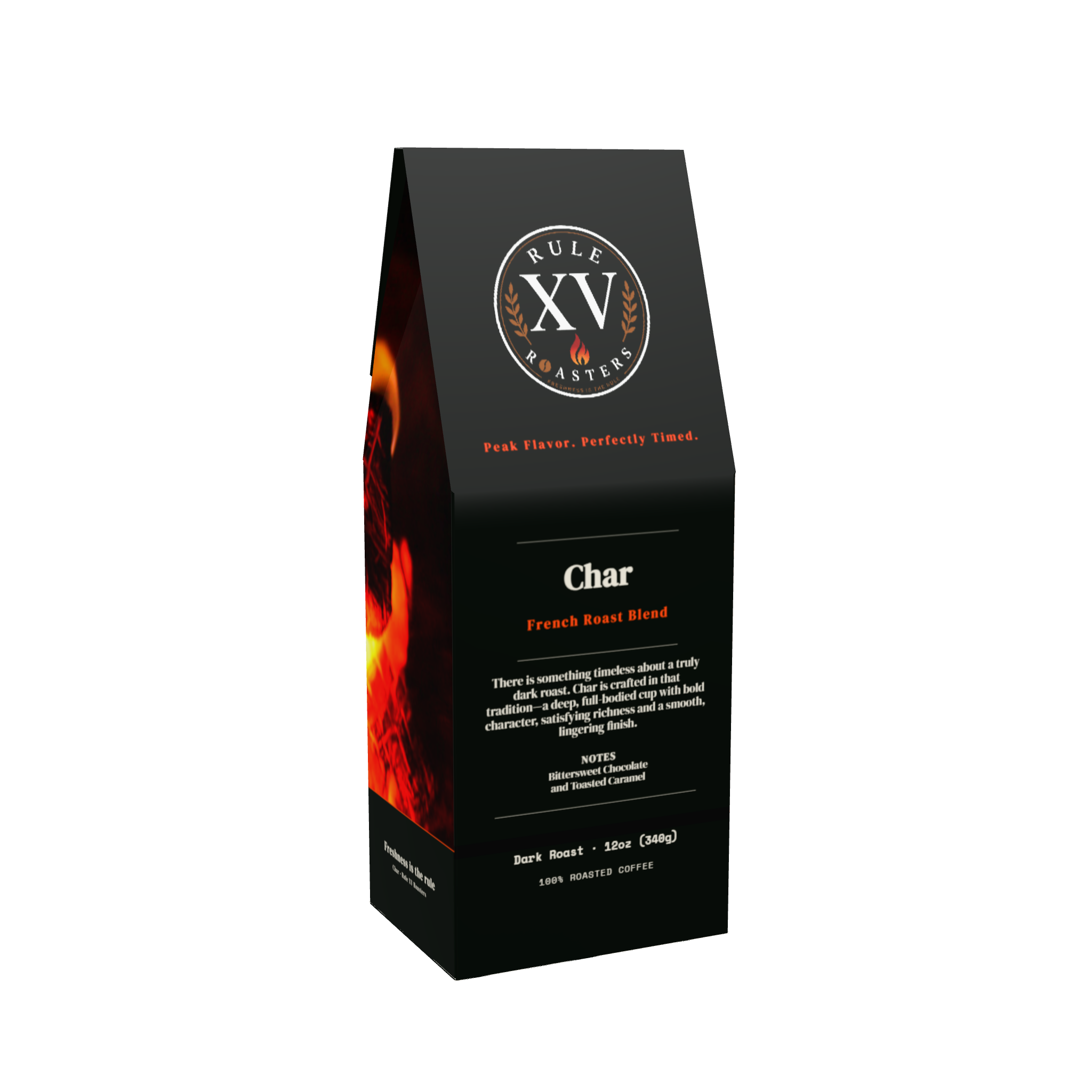 Char — 12oz whole bean coffee from Rule XV Roasters